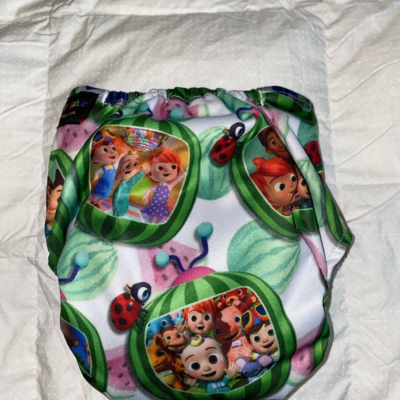Squishy Tushie cocomelon AIO Cloth Diaper - Picture 4 of 4